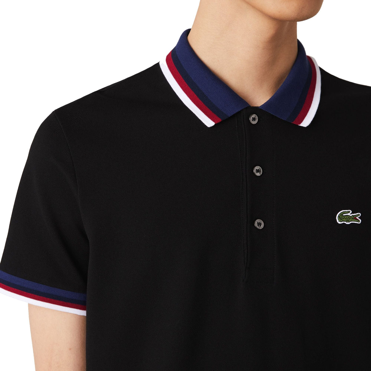 Lacoste tipped clearance polo